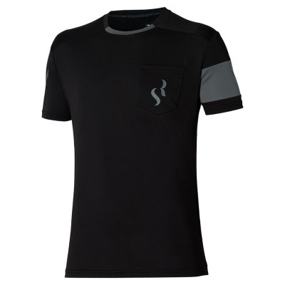 Camisa Mizuno Sergio Ramos Casual Tee Mujer - Negros - Chile M981GKHXBO